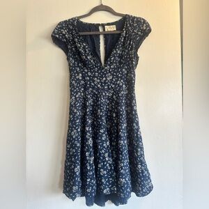 Denim & Supply Ralph Lauren Navy and White Dress